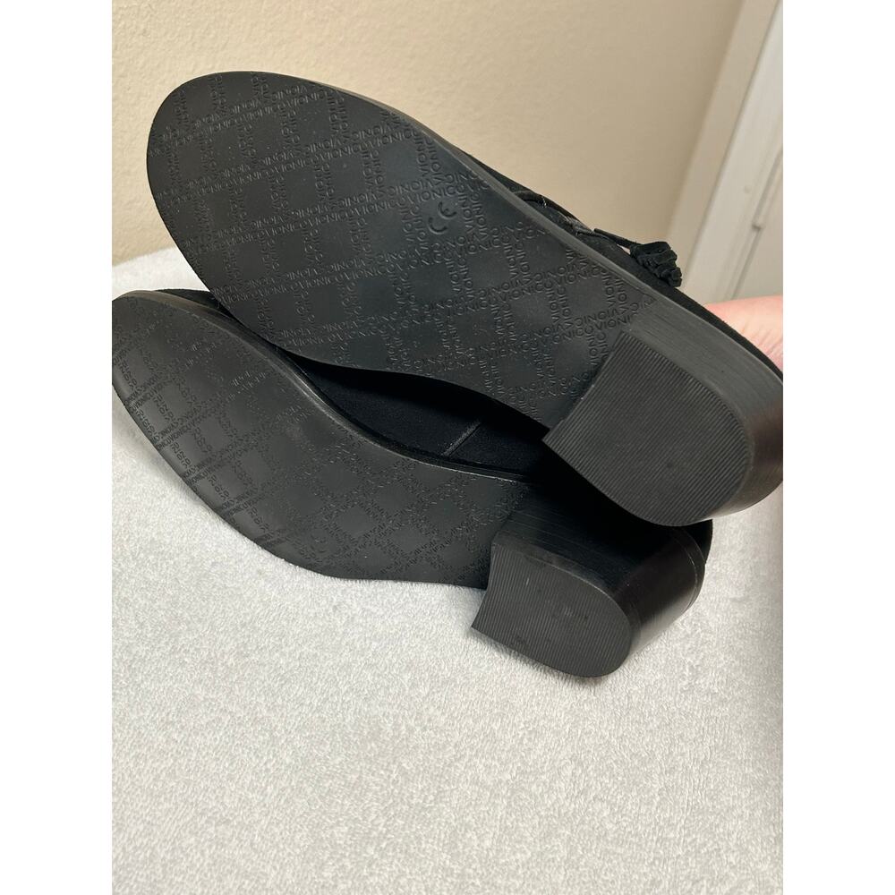 Vionic Black Joy Serena Suede Ankle Boots - Picture 9 of 10